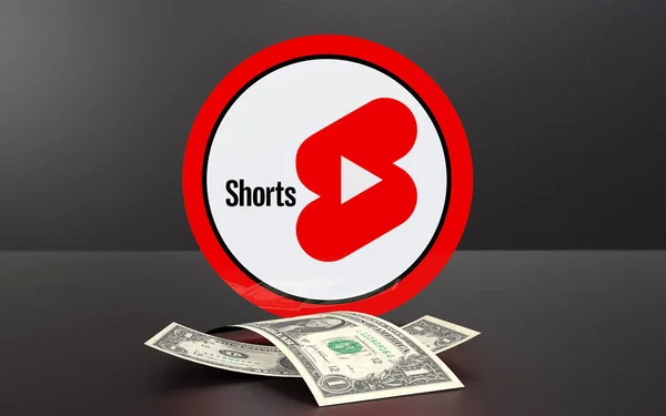 Youtube Shorts Youtube Hintergrund Youtube Design — Stockfoto