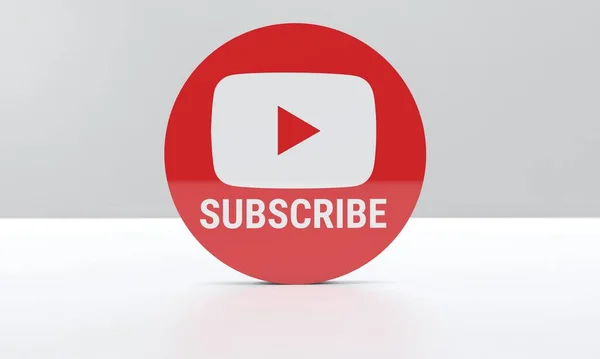 Youtube Sottoscrivere Youtube Sfondo Youtube Design — Foto Stock