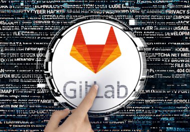 gitlab, sosyal medya ve haber sitelerinde kullanım için logo tasarımı