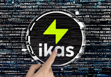 ikas, sosyal medya ve haber sitelerinde kullanım için logo tasarımı