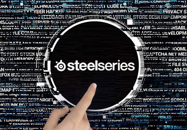 Steelseries Дизайн Логотипа Использования Социальных Сетях Новостных Сайтах — стоковое фото