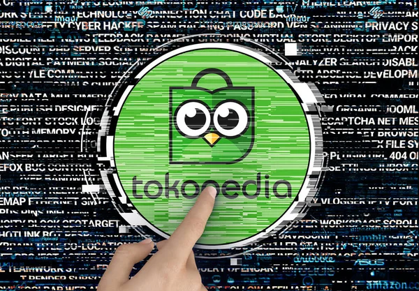 Tokopedia Diseño Logotipos Para Uso Redes Sociales Sitios Noticias — Foto de Stock
