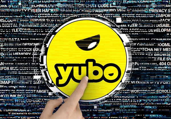 stock image yubo, logo design for use on social media and news sites