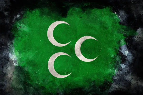 stock image Ottoman Flag, Ottoman imperial flag