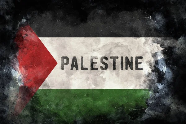 Bandera Palestina Jerusalén Palestina Imagen — Foto de Stock