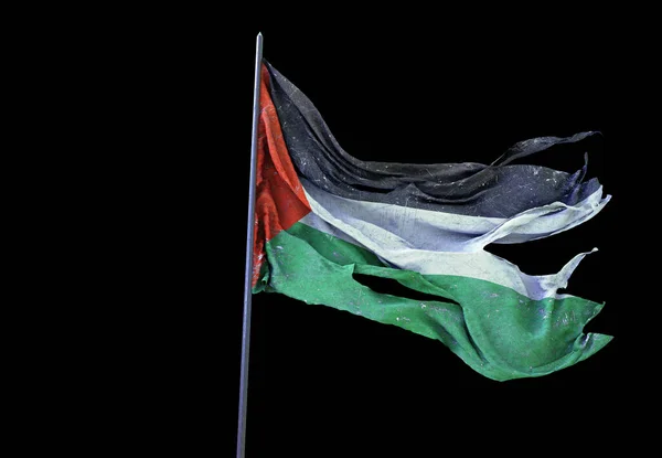 Flaga Palestyny Jerozolima Palestyna — Zdjęcie stockowe