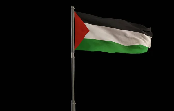 Flaga Palestyny Jerozolima Palestyna — Zdjęcie stockowe