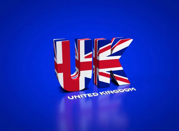 Egyesült Királyság Zászló Egyesült Királyság Nagy Britannia Észak Írország — Stock Fotó