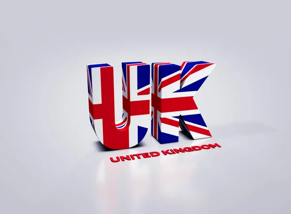 United Kingdom Flag United Kingdom Great Britain Northern Ireland — Stock Photo, Image