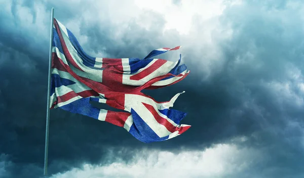 Bandera Del Reino Unido Reino Unido Gran Bretaña Irlanda Del — Foto de Stock