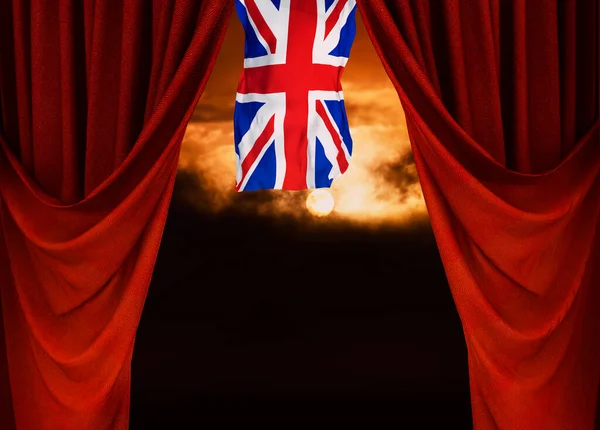 Bandera Del Reino Unido Reino Unido Reino Unido Gran Bretaña — Foto de Stock