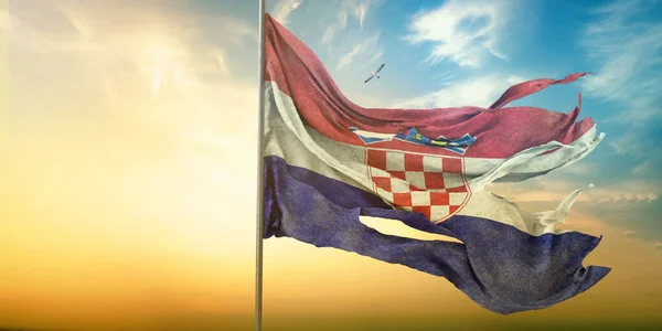 Croatia, Republic of Croatia flag - It is a visual design.