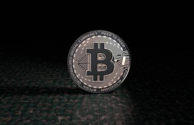Bitcoin BTC Kripto Para Birimi. Borsa Konsepti. BTC Kripto Para Birimi Bitcoin BTC için USD