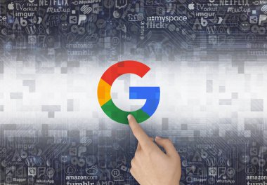 Google simgesi - Görsel bir tasarım.