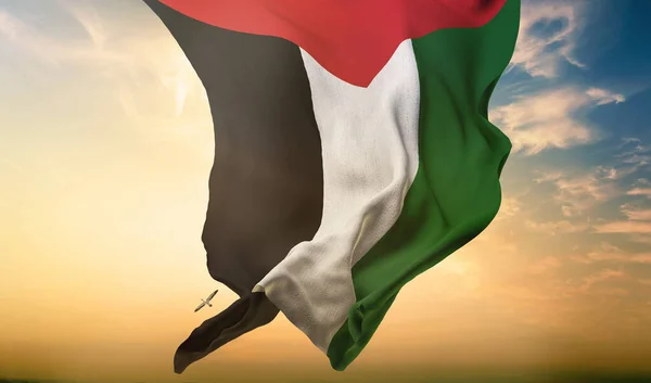 Palestyna Flaga Palestyna Jerozolima Palestyna — Zdjęcie stockowe
