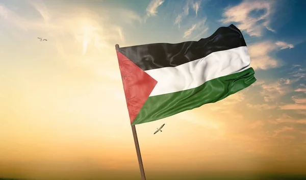 Palestyna Flaga Palestyna Jerozolima Palestyna — Zdjęcie stockowe