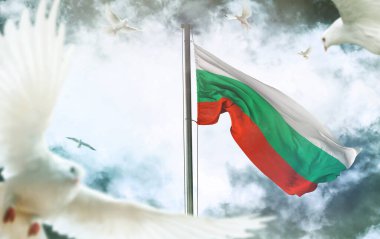  Bulgaristan, Bulgaristan Cumhuriyeti - Görsel bir tasarım çalışması.