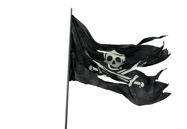 Bandeira Pirata Calico Jack Bandeira Pirata Piratas — Fotografia de Stock