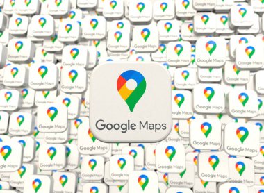 Google Maps - Google Maps logosu, sosyal medya görsel tasarımı