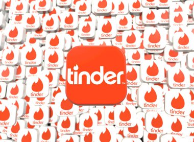 Tinder - Tinder logosu, sosyal medya görsel tasarımı