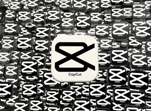 Capcut Capcut Logo Social Media Visual Design — Stock Photo, Image