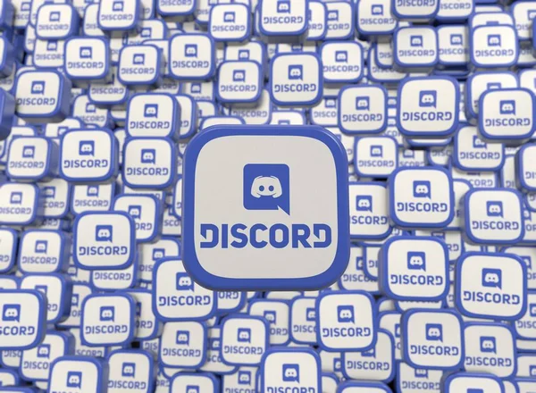 Svár Disharmonické Logo Sociální Média Vizuální Design — Stock fotografie