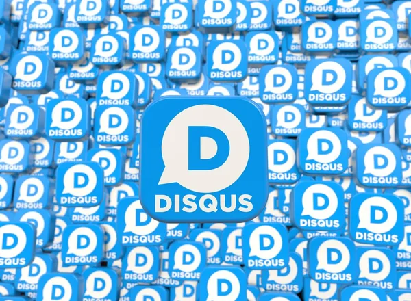 Diskler Disk Logosu Sosyal Medya Görsel Tasarımı — Stok fotoğraf
