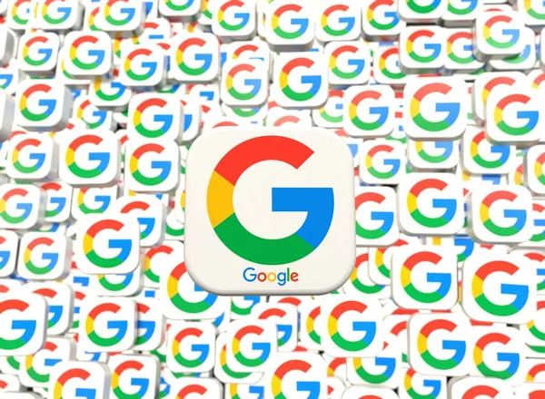 stock image Google - Google logo, social media visual design