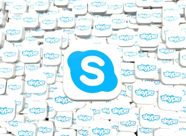 Ski Логотип Ski Визуальный Дизайн Социальных Сетей — стоковое фото
