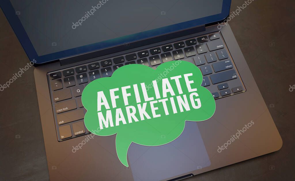 Influencer marketing, social media image - social media visual design (3D Rendering)
