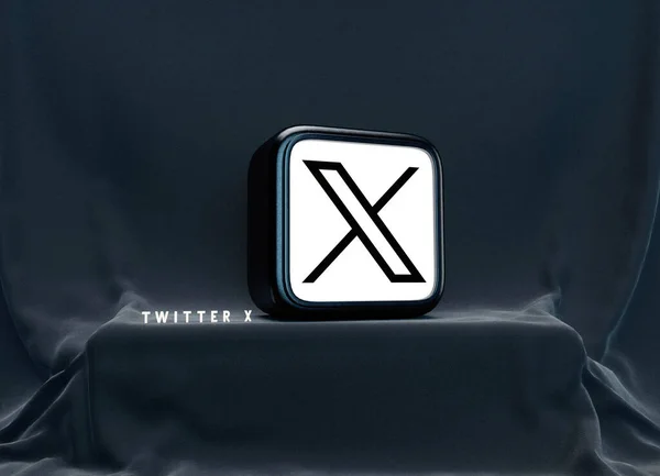 Twitter Logo Visual Design — Stock Photo, Image