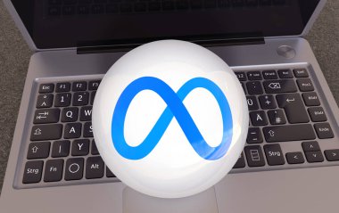 meta, sosyal medya resim arkaplan tasarımı - (3B Hazırlama)