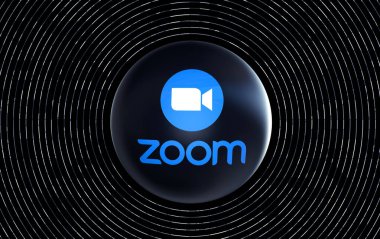 zoom video iletişimi, sosyal medya görüntüleri arkaplan tasarımı - (3B Hazırlama)
