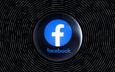 Facebook, sosyal medya resimleri arkaplan tasarımı - (3B Hazırlama)