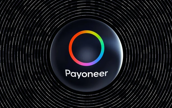 Payoneer Фоновый Дизайн Изображений Социальных Сетях Рендеринг — стоковое фото