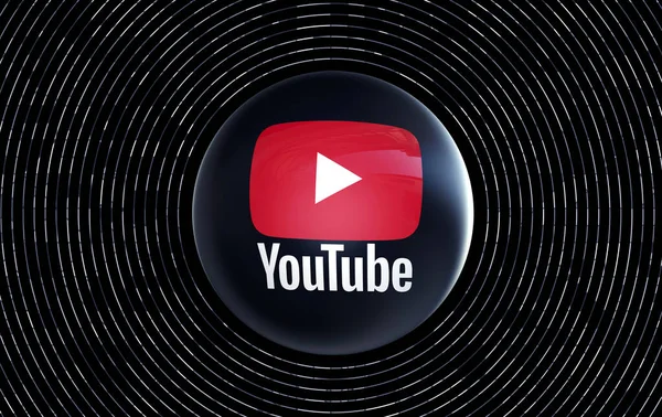 Youtube การออกแบบพ นหล งภาพส งคมออนไลน Rendering — ภาพถ่ายสต็อก