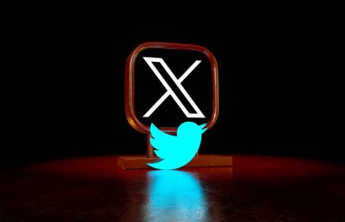  Twitter x, sosyal medya resimleri arkaplan tasarımı - (3B Hazırlama)