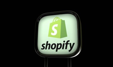 Shopify, sosyal medya resimleri arkaplan tasarımı - (3B Hazırlama)
