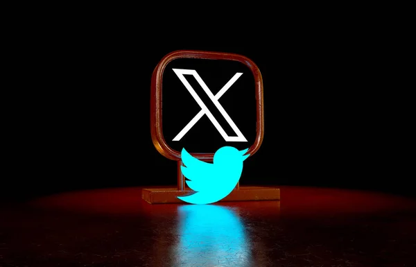  Twitter x, sosyal medya resimleri arkaplan tasarımı - (3B Hazırlama)