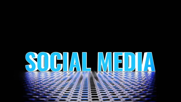 Medios Sociales Medios Sociales Visuales Diseño Fondo — Foto de Stock
