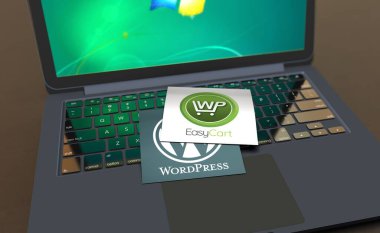 Wordpress, bir açık kaynak web yazılımı - Wordpress sosyal medya arkaplanı.