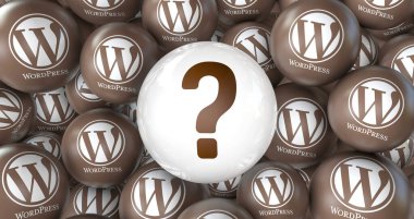 Wordpress, bir açık kaynak web yazılımı - Wordpress sosyal medya arkaplanı.