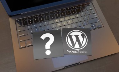 Wordpress, bir açık kaynak web yazılımı - Wordpress sosyal medya arkaplanı.