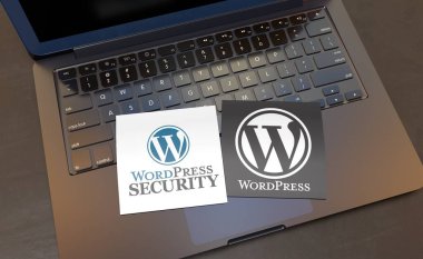 Wordpress, bir açık kaynak web yazılımı - Wordpress sosyal medya arkaplanı.