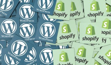 Wordpress, bir açık kaynak web yazılımı - Wordpress sosyal medya arkaplanı.