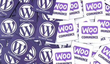 Wordpress, bir açık kaynak web yazılımı - Wordpress sosyal medya arkaplanı.