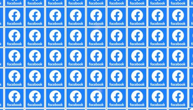 Facebook, Sosyal Medya Logoları Görsel Sunum - Facebook Arkaplan Tasarımı.