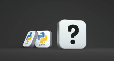 Python, üst düzey bir programlama dilidir. Görsel Tasarım, Sosyal Medya Görüntüleri. 3B görüntüleme.