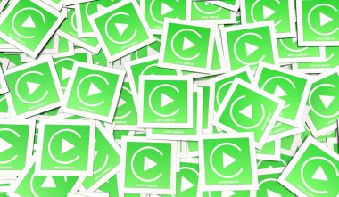 elma carplay, Sosyal Medya Logoları Görsel Sunum - Arkaplan Tasarımı.