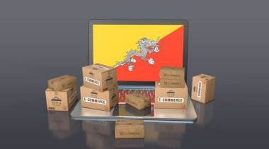 Butan, Butan Krallığı, E-Ticaret Görsel Tasarım, Sosyal Medya Görüntüleri. 3B görüntüleme.